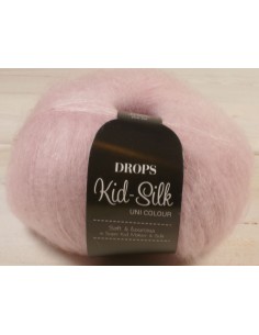 DROPS Kid-Silk 25g/200m kol bladoróżowy