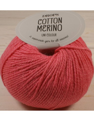DROPS Cotton Merino 50g/110m  kol koralowy