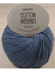 DROPS Cotton Merino 50g/110m kol dżinsowy