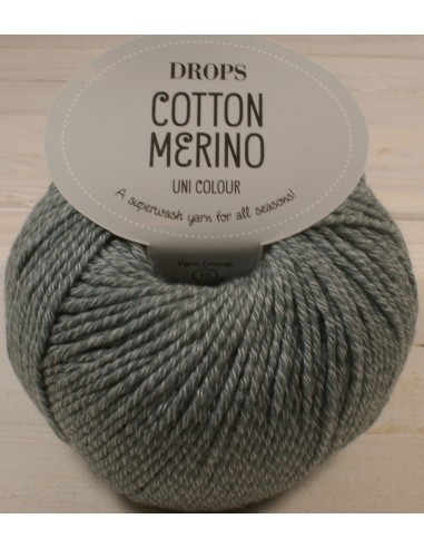 DROPS Cotton Merino 50g/110m kol jasny szary