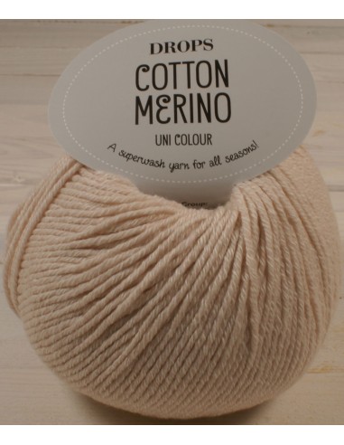 DROPS Cotton Merino 50g/110m  kol pudrowy