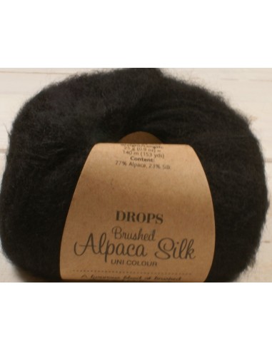 DROPS Brushed Alpaca Silk 25g/140m
kol czarny
