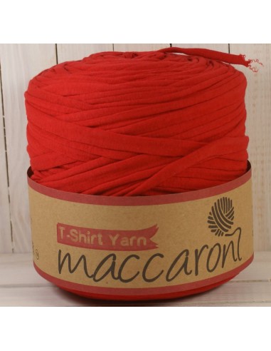 Włóczka Maccaroni-Spaghetti T-Shirt Yarn 850g/120m kol czerwony